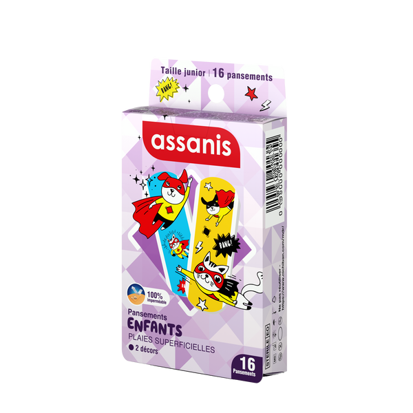 Pansements Kids x16 Assanis