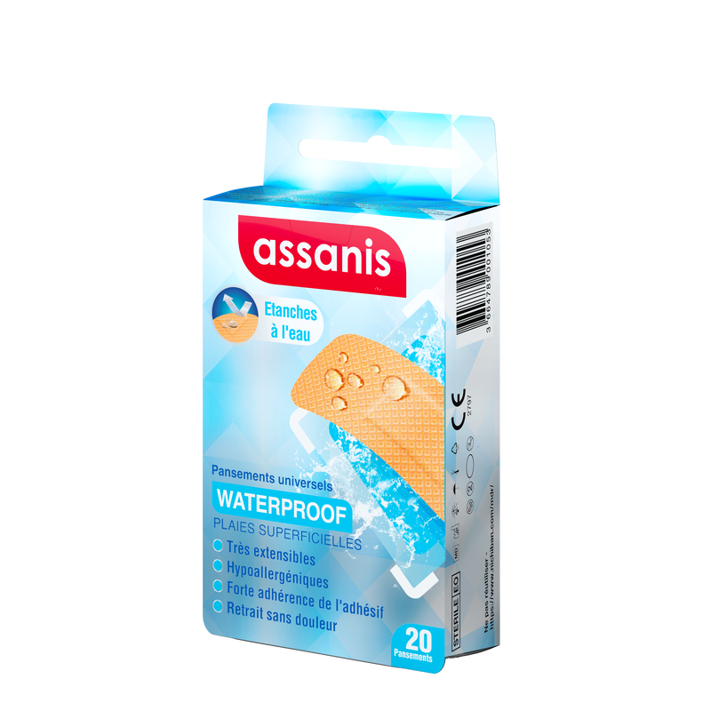 Pansements Waterproof x20 Assanis