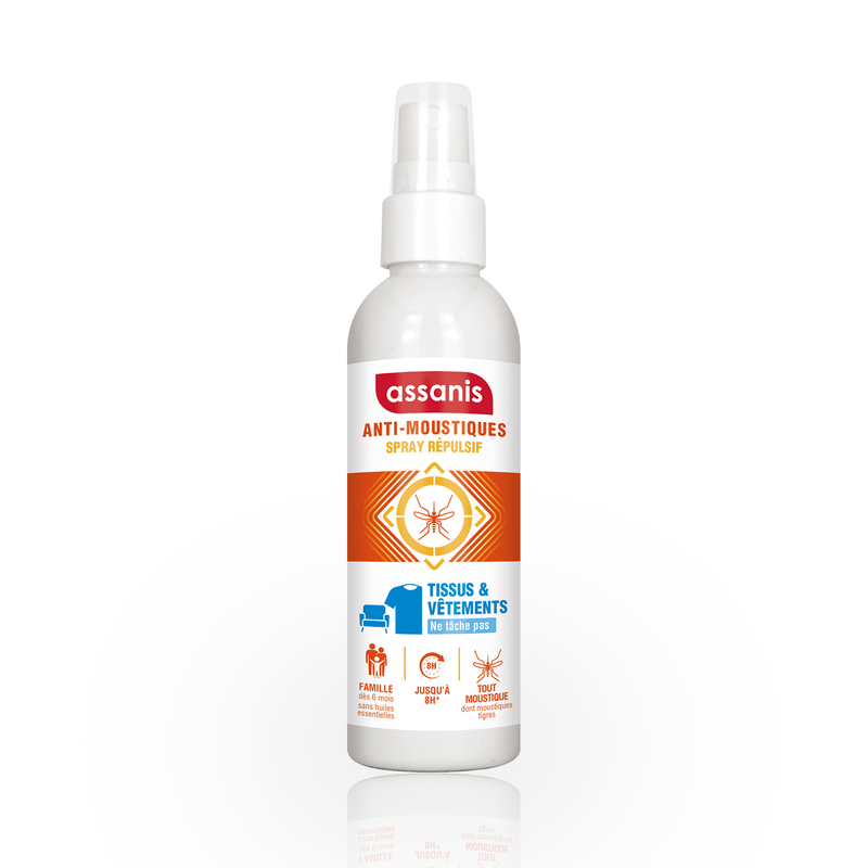 Spray répulsif Textile Anti-moustiques 125 ml Assanis