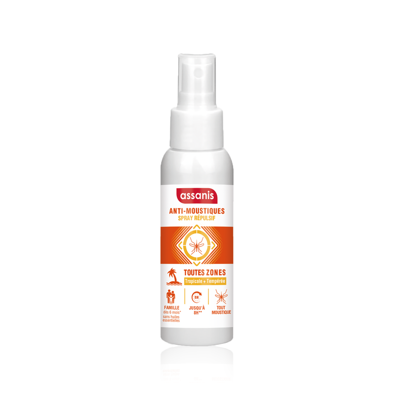 Spray Répulsif Peau Anti-moustiques Assanis